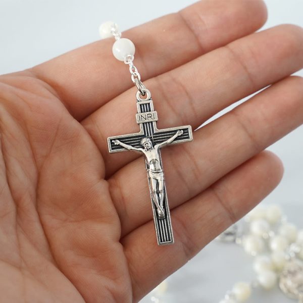 Christianartworkshop The Four Temples Of Christ Mother-of-Pearl Rosary