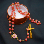 Original Handmade Red Grain Chalcedony Rosary
