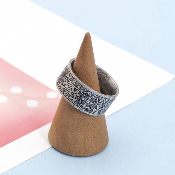 Christianartworkshop Vintage St. Benedict Catholic Ring