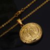 Christianartworkshop Classic St. Benedict Pendant Titanium Necklace