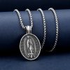 Christianartworkshop Our Lady of Guadalupe Virgin Mary Necklace