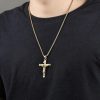Christianartworkshop Jewelry Crucifix Pendant Charm Necklace