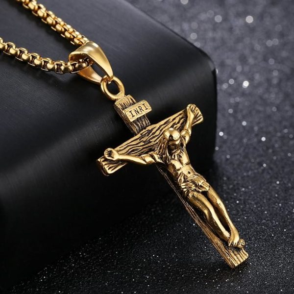 FAITH AS YOUR ARMOR: Crucifix Pendant Charm Necklace