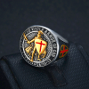 Knight's Armor Shield Protection Titanium Ring