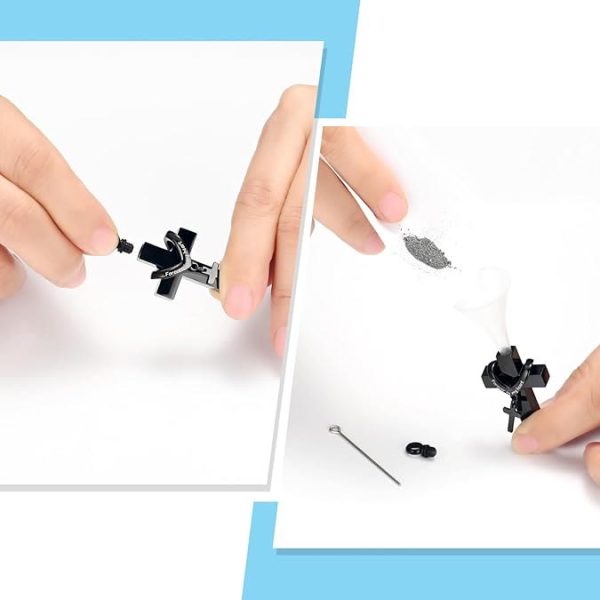 Christianartworkshop 12 Months Birthstone Double Cross Ashes Urn Pendant Necklace