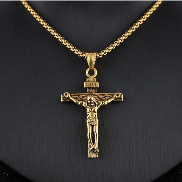 FAITH AS YOUR ARMOR: Crucifix Pendant Charm Necklace
