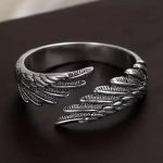Christianartworkshop Pure Angel Wings Adjustable Ring