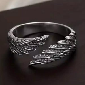 Christianartworkshop Pure Angel Wings Adjustable Ring