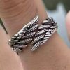 Christianartworkshop Pure Angel Wings Adjustable Ring