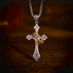 The Crown Cross Necklace Religion Jewelry