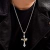 Christianartworkshop The Crown Cross Necklace Religion Jewelry