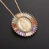Christianartworkshop Our Lady of Guadalupe Zirconia Amulet Pendant Necklace