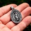 Christianartworkshop The Patron Saint: Our Lady of Guadalupe Necklace