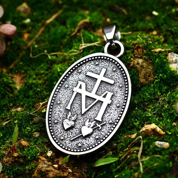 Christianartworkshop The Patron Saint: Our Lady of Guadalupe Necklace