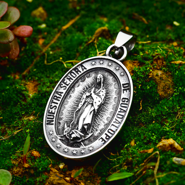 Our Lady of Guadalupe Necklace - Christian Art Workshop