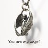 Christianartworkshop Blessing Praying Guardian Angel Wing Pendant Necklace