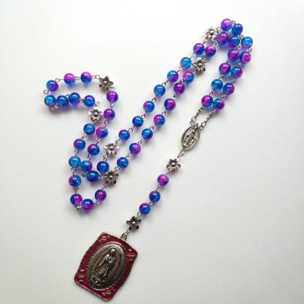 Our Lady of Guadalupe Pendant Seven Sorrow Rosary