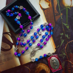 Our Lady of Guadalupe Pendant Seven Sorrow Rosary