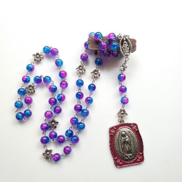 Our Lady of Guadalupe Pendant Seven Sorrow Rosary