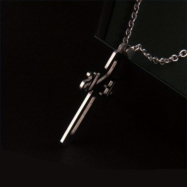 Christianartworkshop Jesus Christ Cross Chain Stainless Steel Necklace