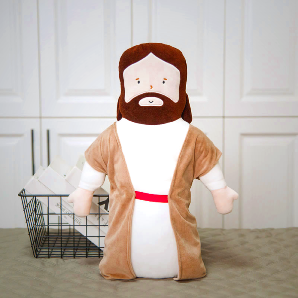 Cartoon Jesus Doll Plush Jesus Headrest Pillow