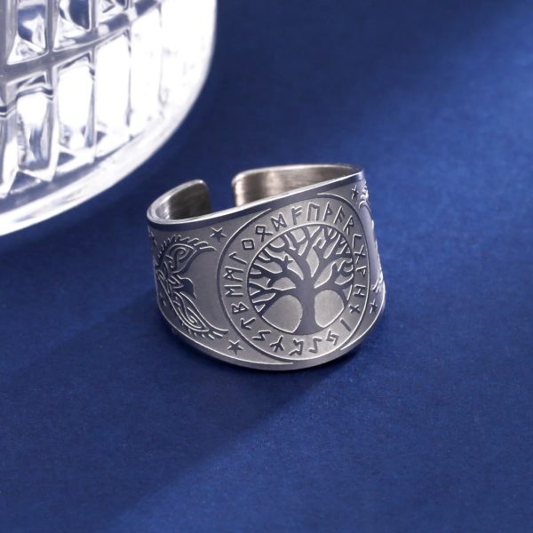 Christianartworkshop Tree of Life Bird Guardian Ring