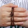 59 Beads Mini Crucifix Wooden Bracelet Rosary