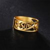 Christianartworkshop Jesus Fish Skeleton Titanium Religion Ring