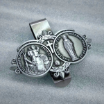 Saint Christopher Visor Clip Auto Accessories