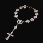 Shell Star Bead Bracelet Catholic Religious Rosary