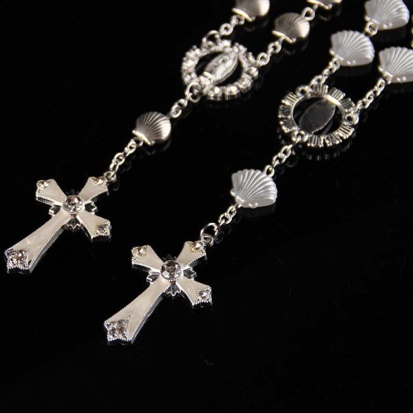 Shell Star Bead Bracelet Catholic Religious Rosary