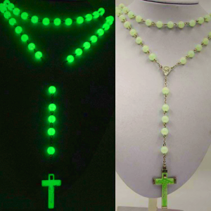 Luminous Glow in the Dark Crucifix Rosary