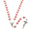 Colorful Jesus Cross Heart-shaped Rosary
