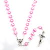 Colorful Jesus Cross Heart-shaped Rosary