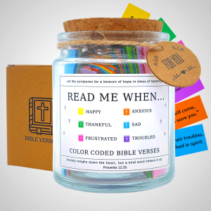 Christian Art Bible Verses in a Jar for Emotion & Feelings