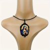 Christianartworkshop Gothic Style Vintage Border Our Lady of Guadalupe Necklace