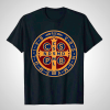 St. Benedict Protector Icon T-Shirt - Christian Art Workshop