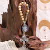 Olive Wood Saint Benedict Medal Decade Rosary