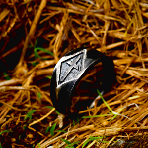 Retro Style Vintage Cross Titanium Steel Ring