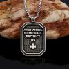 Classic Style St. Michael the Archangel Protection Stainless Steel Pendant Necklace