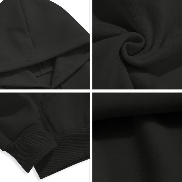 Christianartworkshop Classic Colored Style St. Benedict Protector Fleece Lined Polyester Hoodie