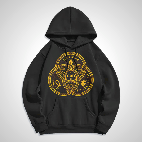Sacred Trinity Unity Hoodie - Christian Art Workshop