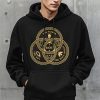 Christianartworkshop Classic Style Sacred Trinity Unity Fleece Lined Polyester Hoodie