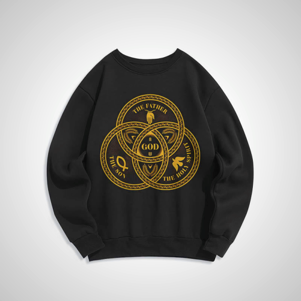 Sacred Trinity Unity Fleece Sweatshirt - Christian Art
