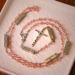 The Mysteries Rosary Engraved Mystery Bar