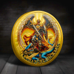 Classic Style Saint Michael the Archangel Psalm 91:10-11 Protection Strengthen Challenge Coin