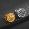 Classic Style Michael The Archangel Protect Us Devine Faith Ring