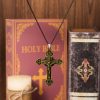 Christianartworkshop Classic Style Multicolor Craft Alloy Crucifix Faith Pendant Necklace