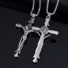 Christianartworkshop Classic Style INRI Plaque Crucifix Cross Jesus Sacred Faith Necklace