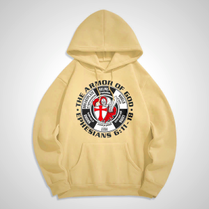 Christian Art Workshop Crusader Knight Armor of God Hoodie